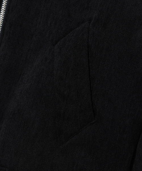 IEY(アイイーワイ)の「VELVET ZIP BOMBER JACKET Black(ブルゾン・メンズ・その他・M)」の5枚目の写真