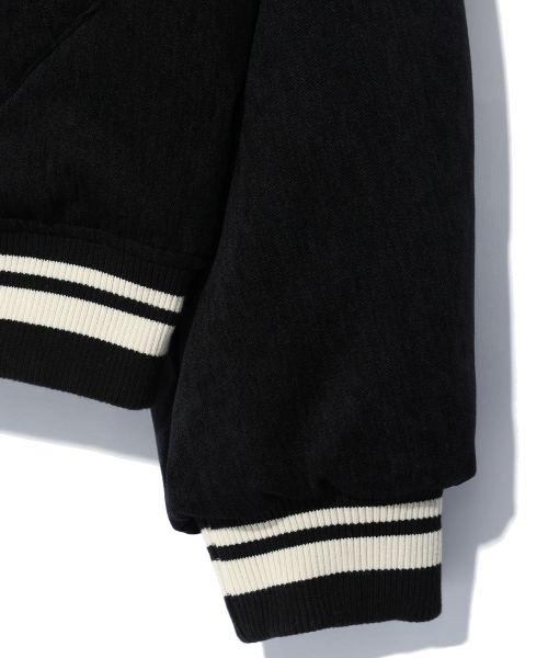 IEY(アイイーワイ)の「VELVET ZIP BOMBER JACKET Black(ブルゾン・メンズ・その他・M)」の6枚目の写真