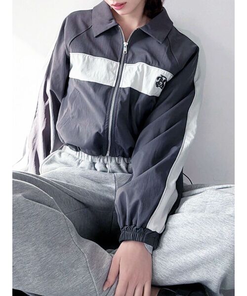 セール】バイカラーパイピングブルゾン（ブルゾン）｜RESEXXY