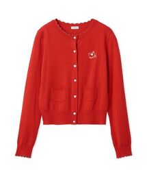 LILY BROWN（リリーブラウン）の「love letterコンパクトニットカーデ（カーディガン/ボレロ）」