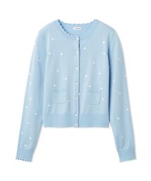 LILY BROWN（リリーブラウン）の「love letterコンパクトニットカーデ（カーディガン/ボレロ）」