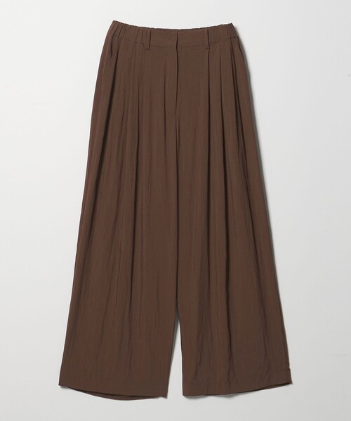 CITEN（シテン）の「＜CITEN＞サラサラ3タックイージーパンツ（スラックス・レディース・ブラック/ダークグリーン/ダークブラウン/ライム・L/M/S）」の20枚目の写真