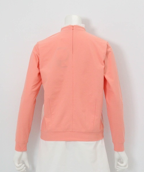 archivio（アルチビオ）の「<LADIES>UV速乾フリル×オーロラ切替プルオーバー（Tシャツ/カットソー・レディース・ホワイト/ライトオレンジ系/ネイビー・L/M/S）」の5枚目の写真