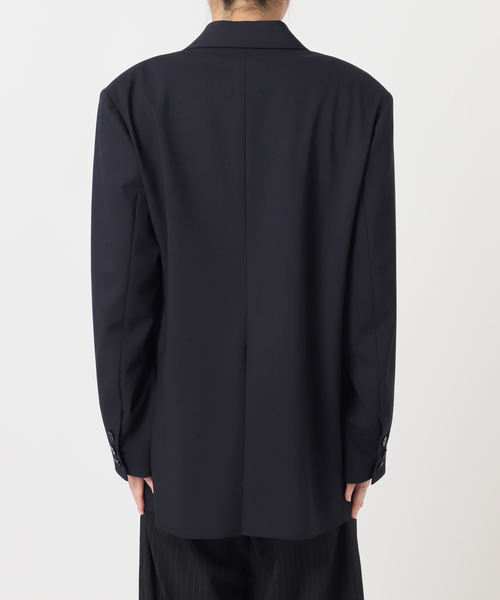 U by SPICK&SPAN(ユーバイスピックアンドスパン)の「レースボンディングオーバージャケット(テーラードジャケット・レディース・ベージュ/ネイビー・38/36)」の5枚目の写真