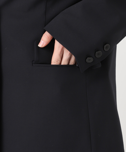 U by SPICK&SPAN(ユーバイスピックアンドスパン)の「レースボンディングオーバージャケット(テーラードジャケット・レディース・ベージュ/ネイビー・38/36)」の14枚目の写真