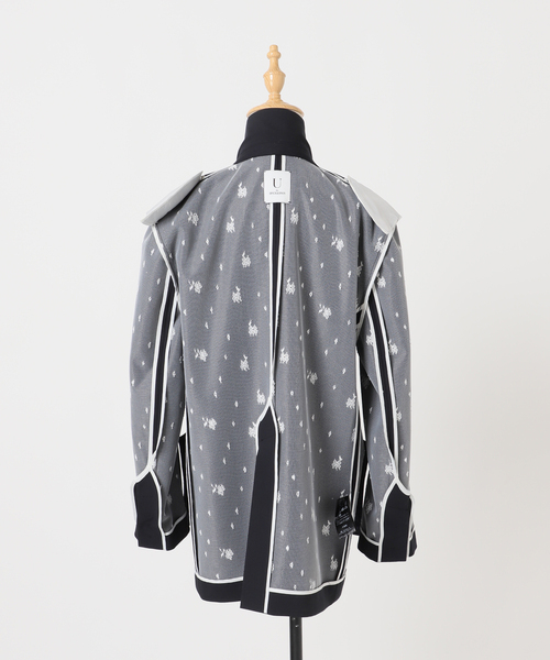 U by SPICK&SPAN(ユーバイスピックアンドスパン)の「レースボンディングオーバージャケット(テーラードジャケット・レディース・ベージュ/ネイビー・38/36)」の17枚目の写真