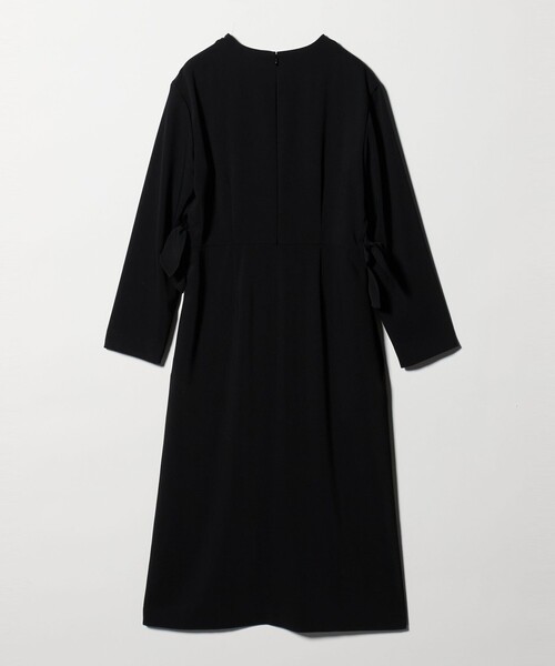 6（ロク）の「＜6(ROKU)＞ジョーゼット リボン ワンピース（ワンピース・レディース・ブラック・38/36）」の13枚目の写真