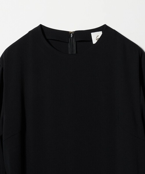 6（ロク）の「＜6(ROKU)＞ジョーゼット リボン ワンピース（ワンピース・レディース・ブラック・38/36）」の12枚目の写真