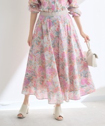 【MADE IN JAPAN/洗濯機洗い可】PUNKPOSYプリントスカートMade With Liberty Fabrics