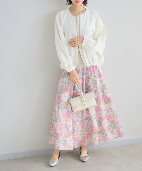 KATHARINE ROSS(キャサリンロス)の「【MADE IN JAPAN/洗濯機洗い可】PUNKPOSYプリントスカートMade With Liberty Fabrics(スカート・レディース・イエロー/ブルー/ピンク・FREE)」の11枚目の写真