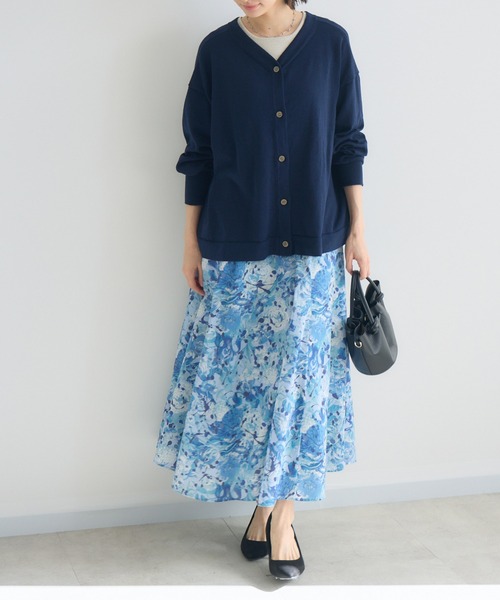KATHARINE ROSS(キャサリンロス)の「【MADE IN JAPAN/洗濯機洗い可】PUNKPOSYプリントスカートMade With Liberty Fabrics(スカート・レディース・イエロー/ブルー/ピンク・FREE)」の14枚目の写真