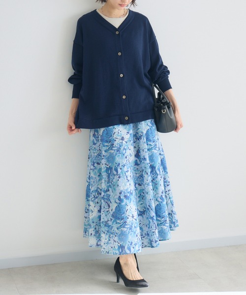 KATHARINE ROSS(キャサリンロス)の「【MADE IN JAPAN/洗濯機洗い可】PUNKPOSYプリントスカートMade With Liberty Fabrics(スカート・レディース・イエロー/ブルー/ピンク・FREE)」の15枚目の写真