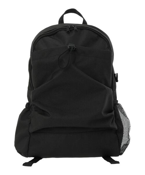 Samansa Mos2（サマンサ モスモス）の「ドロストポケットリュック（ハンドバッグ・レディース・ブラック/ベージュ・F）」の2枚目の写真