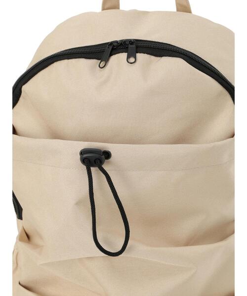 Samansa Mos2（サマンサ モスモス）の「ドロストポケットリュック（ハンドバッグ・レディース・ブラック/ベージュ・F）」の11枚目の写真