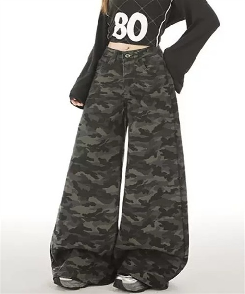 FREE STYLISTS(フリー スタイリスト)の「迷彩柄デニムパンツ(デニムパンツ・レディース・カモフラージュ・S/XL/2XL/L/M/XS)」の6枚目の写真