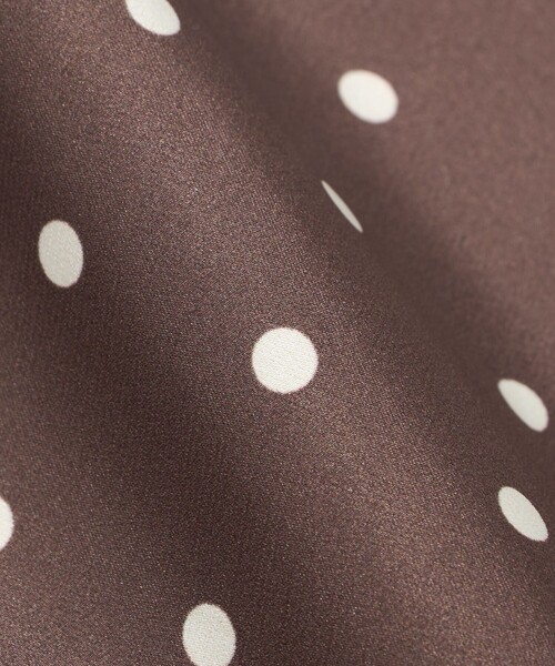 BEAUTY&YOUTH UNITED ARROWS(ビューティーアンドユースユナイテッドアローズ)の「ポリエステル ドット スカーフ(バンダナ/スカーフ・レディース・ダークブラウン/ブラック/ナチュラル・FREE)」の9枚目の写真
