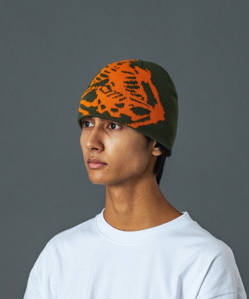 XLARGE（エクストララージ）の「FOSSIL BEANIE（ニットキャップ/ビーニー・メンズ・ブラック/オリーブ/ネイビー・ONE SIZE）」の4枚目の写真