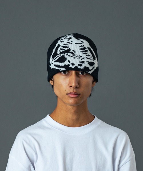 XLARGE（エクストララージ）の「FOSSIL BEANIE（ニットキャップ/ビーニー・メンズ・ブラック/オリーブ/ネイビー・ONE SIZE）」の7枚目の写真