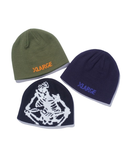 XLARGE（エクストララージ）の「FOSSIL BEANIE（ニットキャップ/ビーニー・メンズ・ブラック/オリーブ/ネイビー・ONE SIZE）」の19枚目の写真
