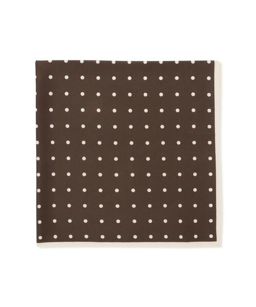 FREE'S MART（フリーズマート）の「ドットスカーフ（バンダナ/スカーフ・レディース・ネイビー/ブラウン/ブラック・ﾌﾘ-）」の7枚目の写真