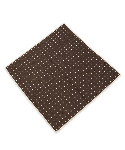 FREE'S MART（フリーズマート）の「ドットスカーフ（バンダナ/スカーフ・レディース・ネイビー/ブラウン/ブラック・ﾌﾘ-）」の8枚目の写真