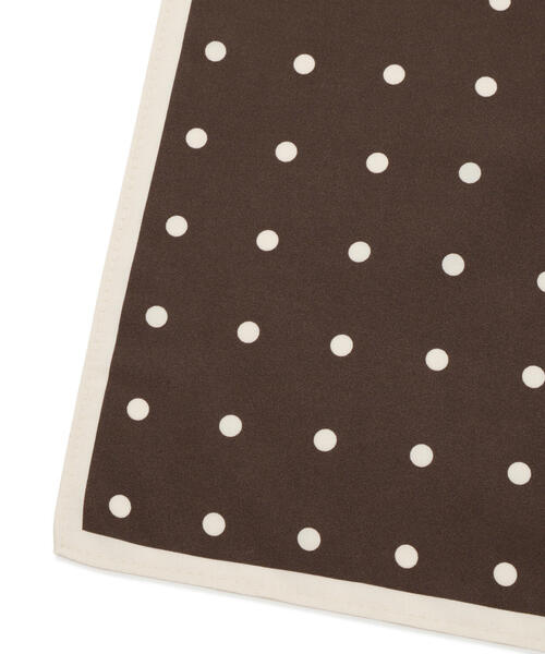 FREE'S MART（フリーズマート）の「ドットスカーフ（バンダナ/スカーフ・レディース・ネイビー/ブラウン/ブラック・ﾌﾘ-）」の9枚目の写真