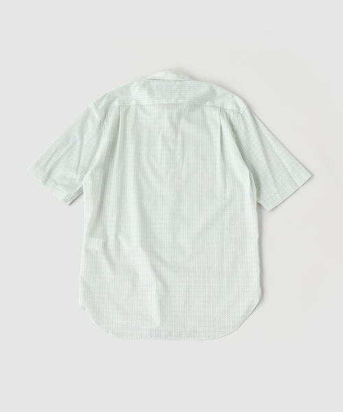 DAIRIKU（ダイリク）の「DAIRIKU / ダイリク "Punching Stripe"W-PKT Dress H-S（シャツ/ブラウス・メンズ・グリーン・LARGE/MEDIUM/SMALL）」の2枚目の写真