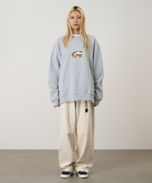 Gramicci(グラミチ)の「G-SCRIBBLE SWEATSHIRT|Gスクラブルスウェットシャツ(スウェット・メンズ・ブラック/レッド/ヘザーグレー・XXL/L/S/M/XL)」の7枚目の写真
