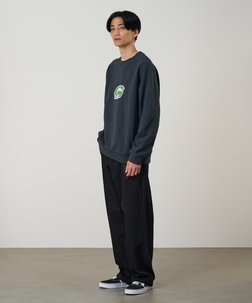Gramicci(グラミチ)の「G-SCRIBBLE SWEATSHIRT|Gスクラブルスウェットシャツ(スウェット・メンズ・ブラック/レッド/ヘザーグレー・XXL/L/S/M/XL)」の5枚目の写真