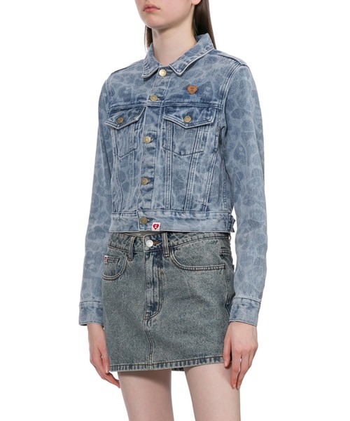 CAMO PRINTED DENIM JACKET（デニムジャケット）｜APEE BY A BATHING