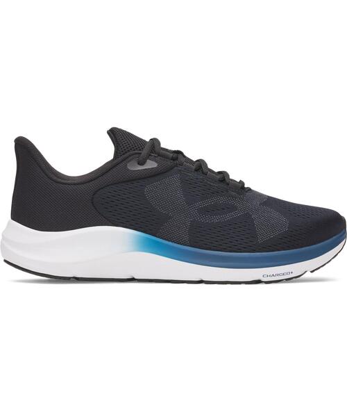 UNDER ARMOUR(アンダーアーマー)の「UAチャージド パスート4 ビッグロゴ(ランニング/メンズ)(スニーカー・メンズ・ブラック系その他3・28.0cm/26.5cm/27.0cm/27.5cm/25.0cm/28.5cm/25.5cm/26.0cm/29.0cm)」の1枚目の写真