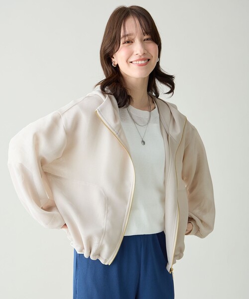 ANY(エニィ)の「メッシュブルゾン(ブルゾン・レディース・ブラック系/ライトグレー系・X-LARGE)」の22枚目の写真
