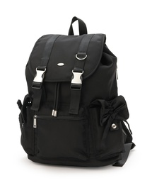 セール】ポーチ付ロゴリボンリュック容量約24L（バックパック/リュック