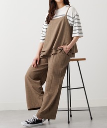 BELLUNA PLUS（ベルーナ）の「サラリ麻調素材ビスチェセットアップ（セットアップ）」