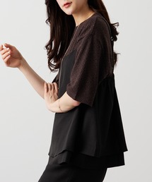 BELLUNA PLUS（ベルーナ）の「サラリ麻調素材ビスチェセットアップ（セットアップ）」