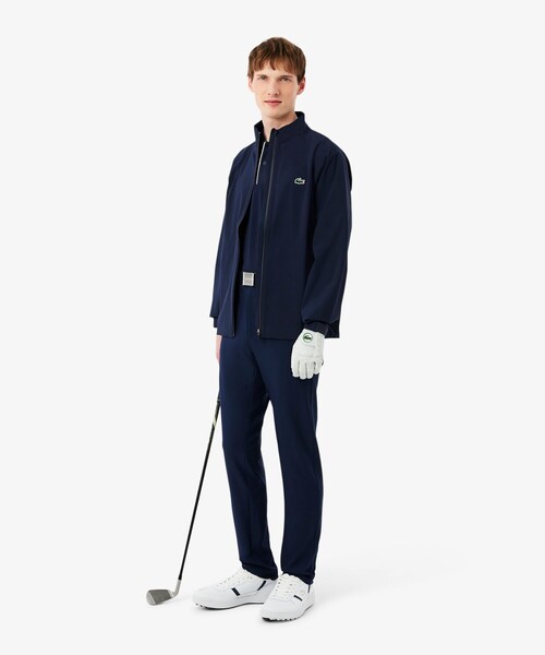 LACOSTE(ラコステ)の「UVカット サーモレギュレーション配色 イージーケア ラインポロシャツ(ポロシャツ・メンズ・ネイビー/ホワイト/アクア・5/4/3)」の21枚目の写真
