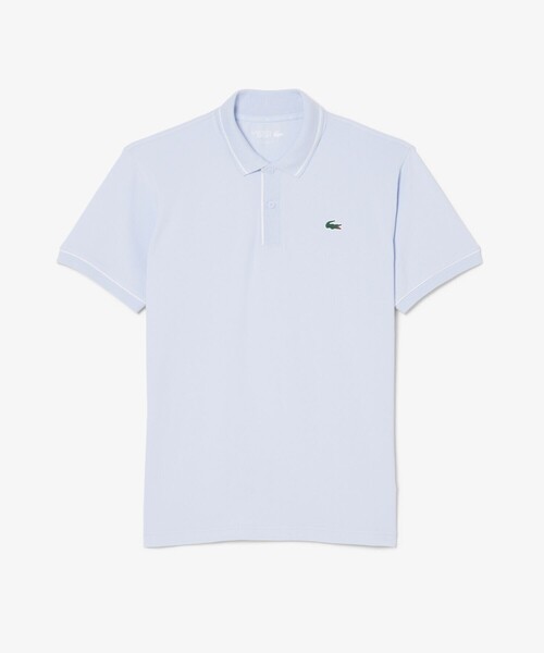 LACOSTE(ラコステ)の「UVカット サーモレギュレーション配色 イージーケア ラインポロシャツ(ポロシャツ・メンズ・ネイビー/ホワイト/アクア・5/4/3)」の7枚目の写真