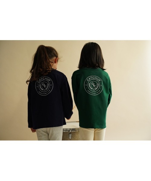 Catchup(ケチャップ)の「“GOOD ENERGY CLUB”バックプリントロングTシャツ(Tシャツ/カットソー・キッズ・ネイビー/グリーン・140㎝/130㎝/120㎝/110㎝/100㎝/90㎝/150cm)」の5枚目の写真
