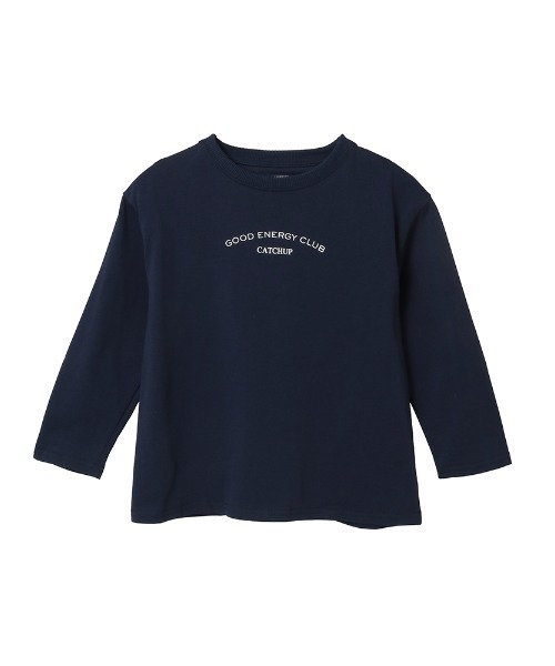 Catchup(ケチャップ)の「“GOOD ENERGY CLUB”バックプリントロングTシャツ(Tシャツ/カットソー・キッズ・ネイビー/グリーン・140㎝/130㎝/120㎝/110㎝/100㎝/90㎝/150cm)」の14枚目の写真