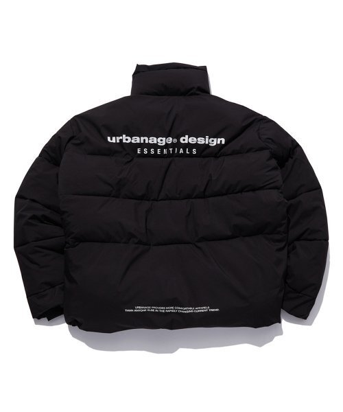 URBANAGE(アーバンエイジ)の「アーバンエッセンシャルショートパディング_ブラック(ダウンジャケット/コート・レディース・ブラック・MEDIUM)」の13枚目の写真