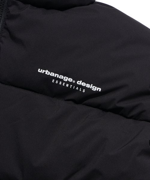 URBANAGE(アーバンエイジ)の「アーバンエッセンシャルショートパディング_ブラック(ダウンジャケット/コート・レディース・ブラック・MEDIUM)」の14枚目の写真