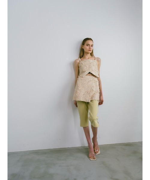 sahara（サハラ）の「【PRE ORDER】Multiway Cut Jacquard Bustier（その他トップス・レディース・ブラック/アイボリー・FREE）」の4枚目の写真