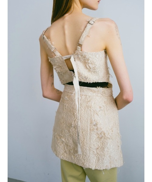 sahara（サハラ）の「【PRE ORDER】Multiway Cut Jacquard Bustier（その他トップス・レディース・ブラック/アイボリー・FREE）」の10枚目の写真