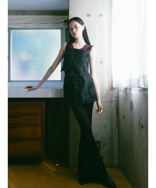 sahara（サハラ）の「【PRE ORDER】Multiway Cut Jacquard Bustier（その他トップス・レディース・ブラック/アイボリー・FREE）」の14枚目の写真