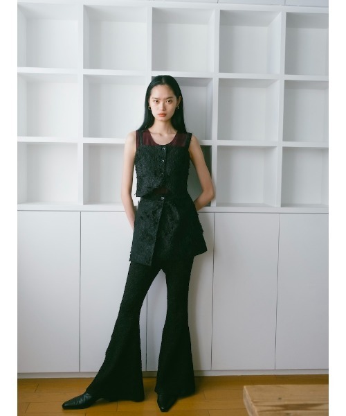 sahara（サハラ）の「【PRE ORDER】Multiway Cut Jacquard Bustier（その他トップス・レディース・ブラック/アイボリー・FREE）」の13枚目の写真