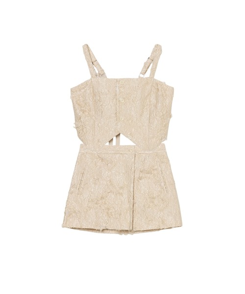sahara(サハラ)の「Multiway Cut Jacquard Bustier/マルチウェイカットジャガードビスチェ(その他トップス・レディース・ブラック/アイボリー・FREE)」の5枚目の写真