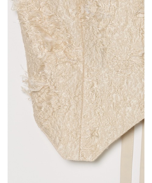 sahara(サハラ)の「Multiway Cut Jacquard Bustier/マルチウェイカットジャガードビスチェ(その他トップス・レディース・ブラック/アイボリー・FREE)」の13枚目の写真