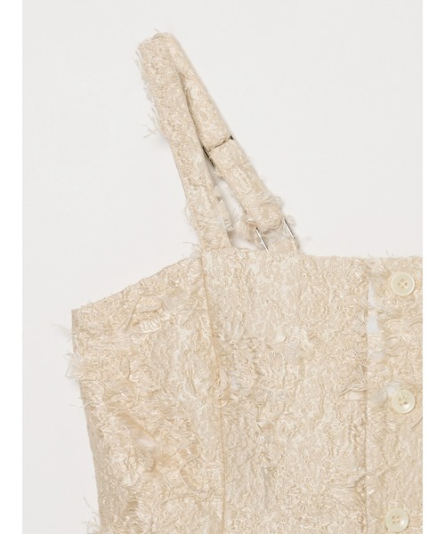 sahara(サハラ)の「Multiway Cut Jacquard Bustier/マルチウェイカットジャガードビスチェ(その他トップス・レディース・ブラック/アイボリー・FREE)」の8枚目の写真