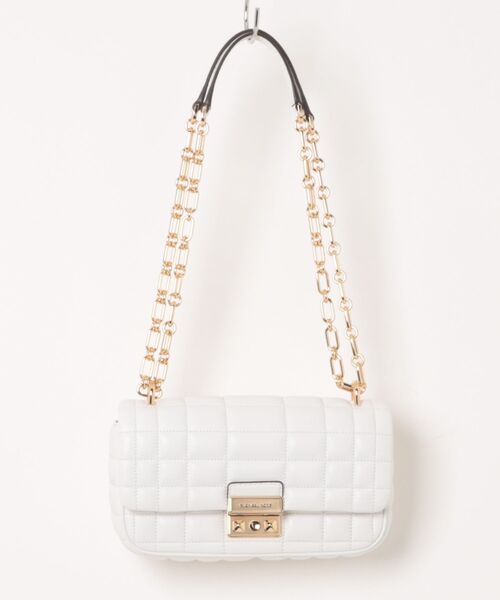 MICHAEL KORS(マイケルコース)の「TRIBECA キルテッドレザー ショルダー スモール(ショルダーバッグ・レディース・ホワイト系・FREE)」の1枚目の写真