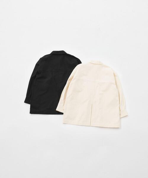 LAATO（ラート）の「slit coveralls（カバーオール・レディース・オフホワイト/ブラック・FREE）」の8枚目の写真